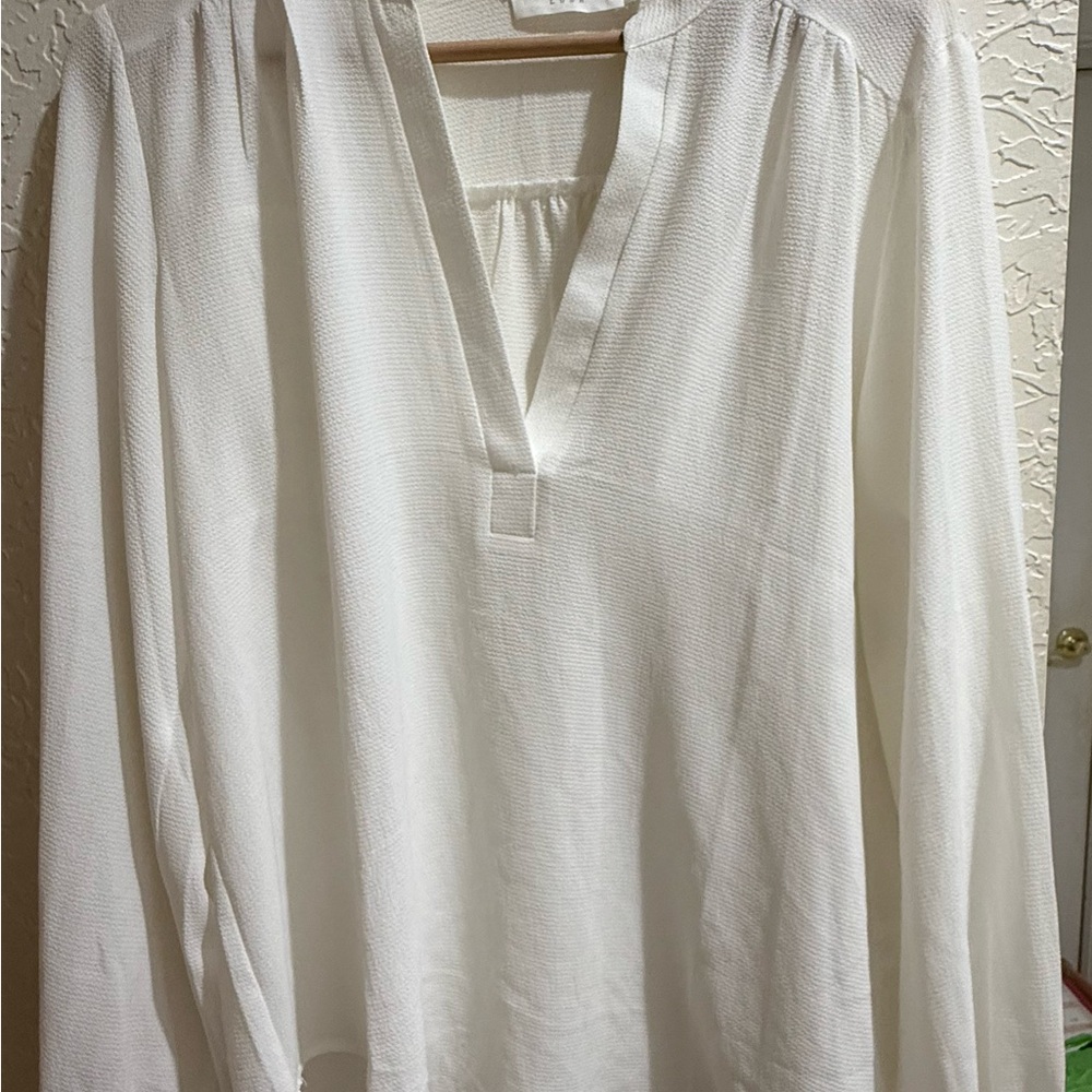 Lush White Long Sleeve Men's Tee
